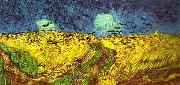 Vincent Van Gogh korpar flygande over sadesfalt USA oil painting artist